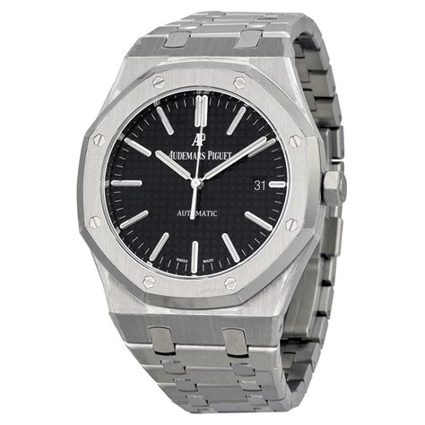 audemars piguet royal oak black dial men's watch 15400stoo1220st01|Audemars Piguet watch.